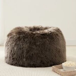 Pottery Barn Luxe Faux Fur Bean Bag Cover